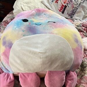 Squishmallows Pastel Rainbow Pillow